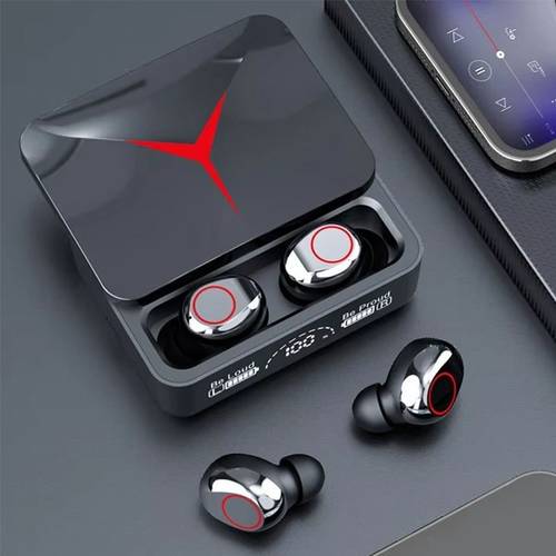 wireless headphones with noise canceling microphone headphones touch control led display gaming headphones hd calling high fidelity stereo high fidelity stereo 150 hours standby wireless headphones black