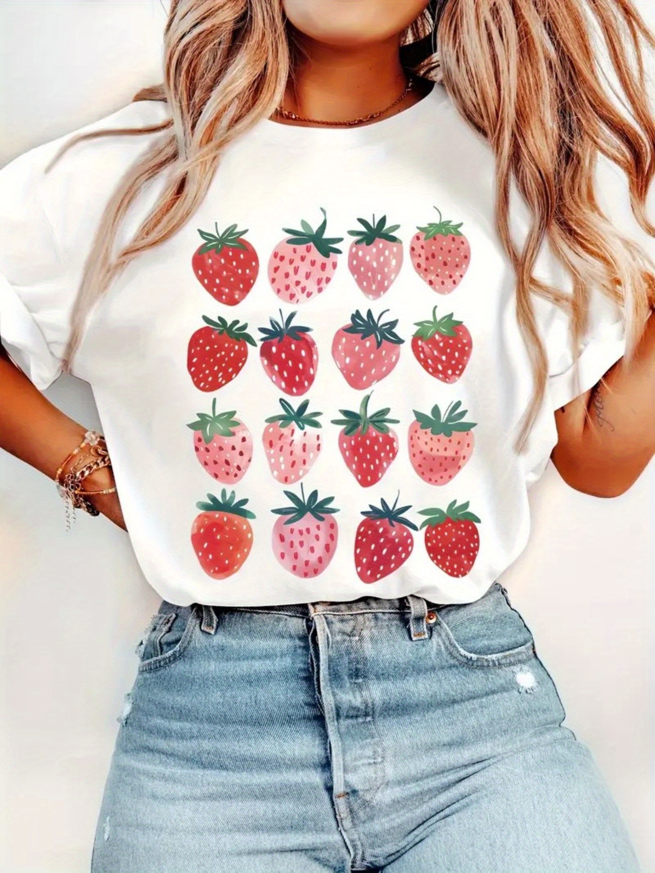 Tシャツ・カットソー [fa.er.ie] little strawberry lace top 3color fa.er.ie】little strawberry lace top (fa.er.ie/Tシャツ