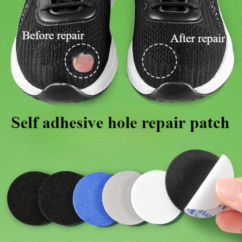 

6pcs Shoe Repair Patches Self-adhesive Patch For Holes, Cloth Patch, Net Surface, Shoe Insole, Patch For Holes, Shoe Repair, , Strong Waterproof