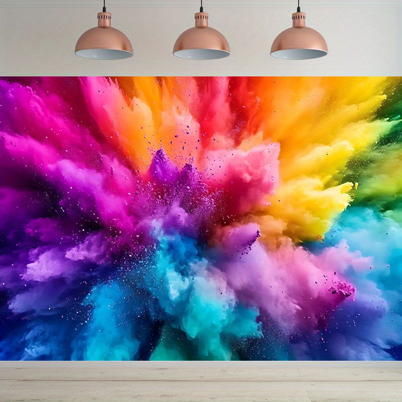 1pc party banner amazing cloud themed photo backdrop vibrant