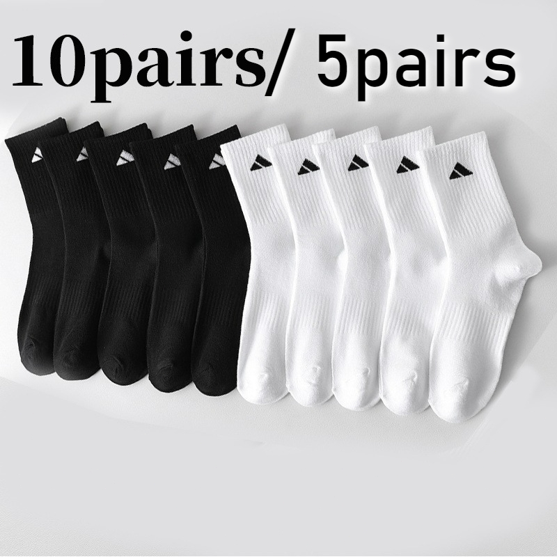 5pairs 10pairs random color essential sports socks for fitness running hiking training socks and   stylish durable material discounted bundle for enthusiasts
