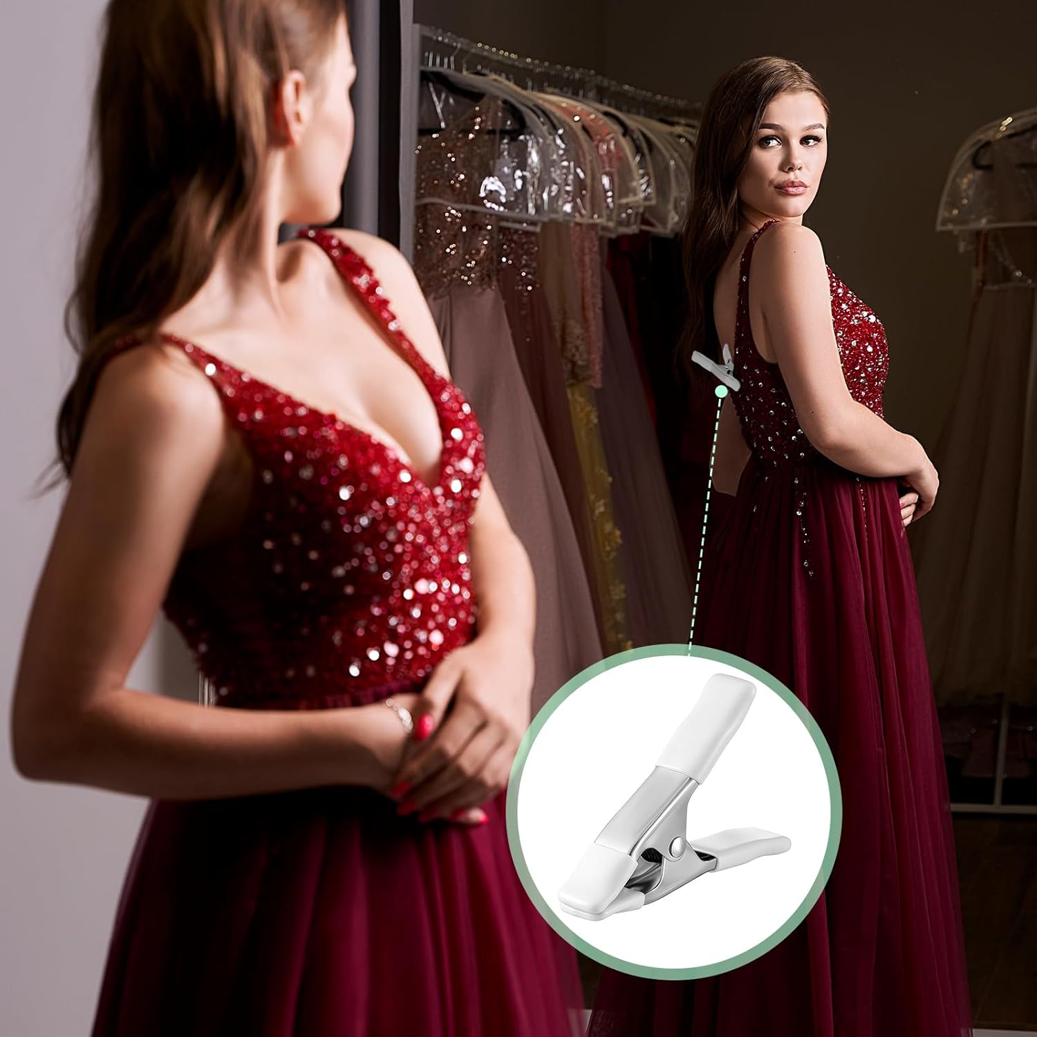 dress clips clothing clamps fitting bridal - Temu Mauritius