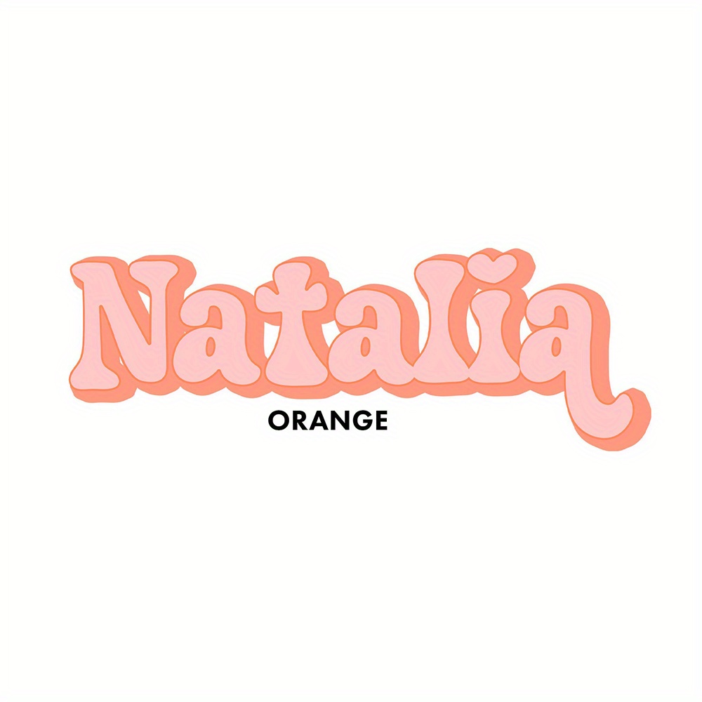 TEMU Custom Retro Custom Name Personalized Sticker, Custom Sticker, Personalized Label, Name Sticker, Colorful Custom Text Sticker, Gift For