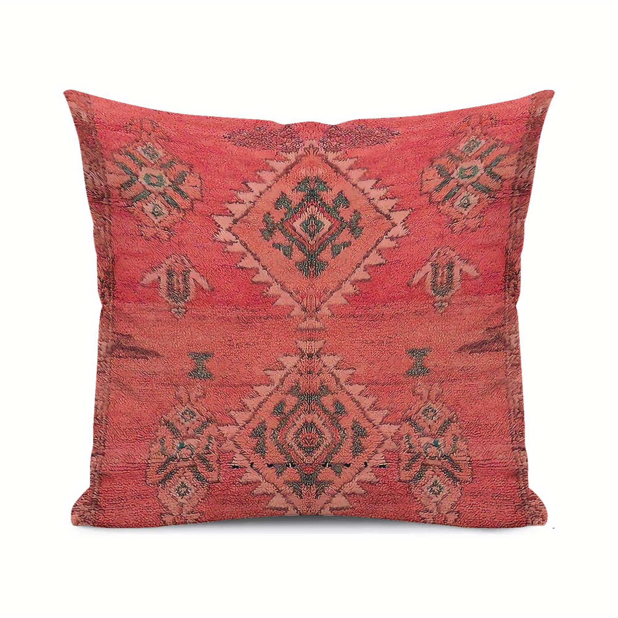 TEMU Vibrant Moroccan Art-inspired Cushion Covers Featuring Matching Designs - An Easy Method To For