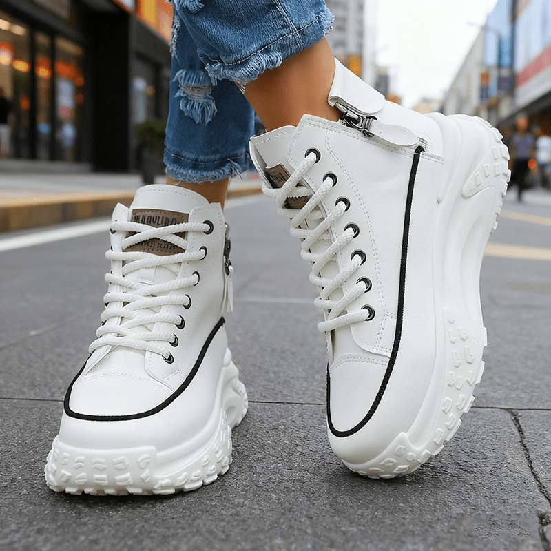 women's casual sneaker boots