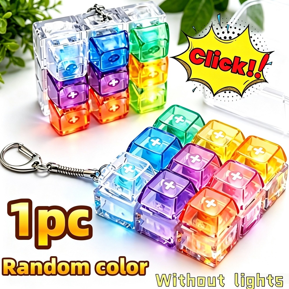 Random Color Keyboard Relax Fidget Ring