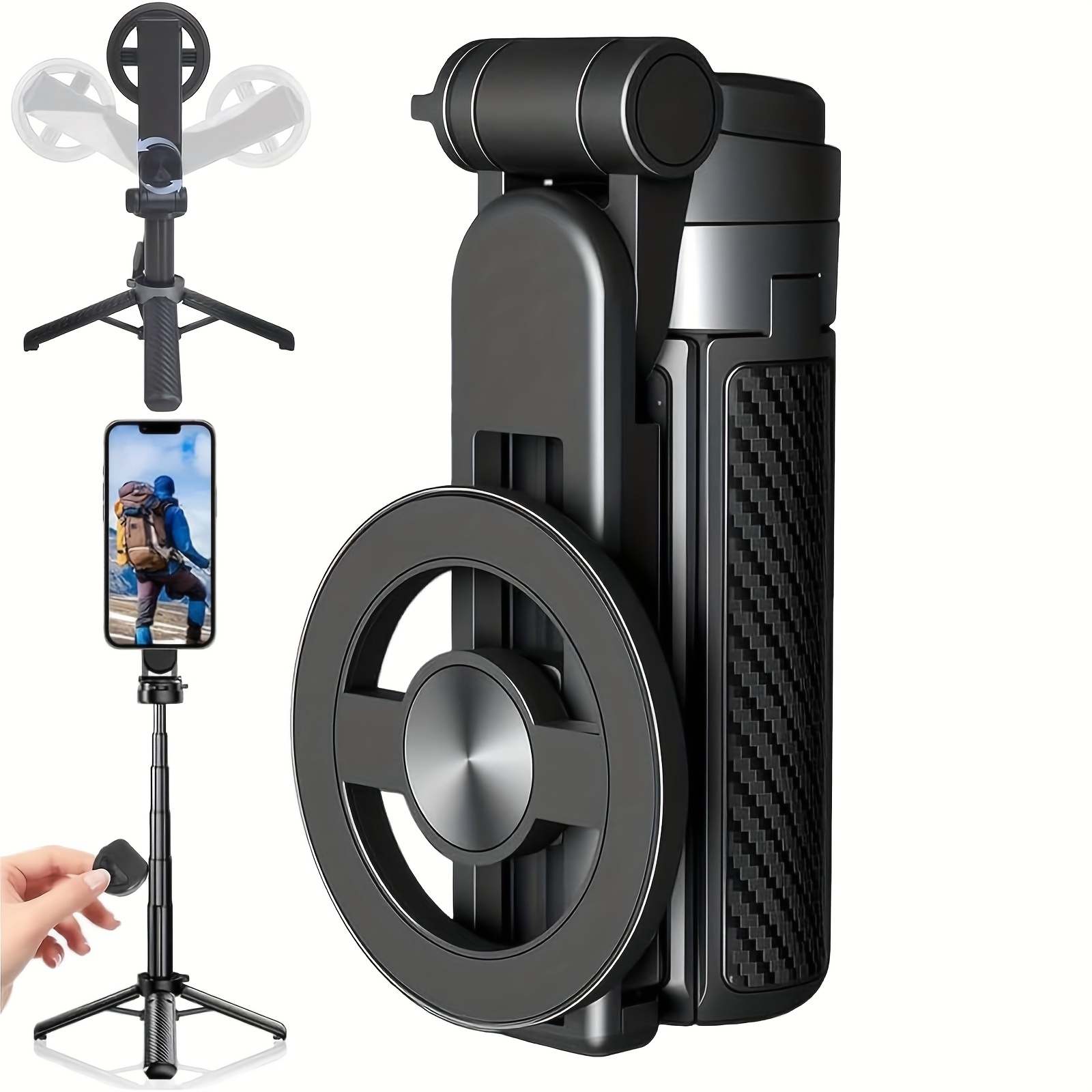 magnetic selfie stick sold on Temu United States