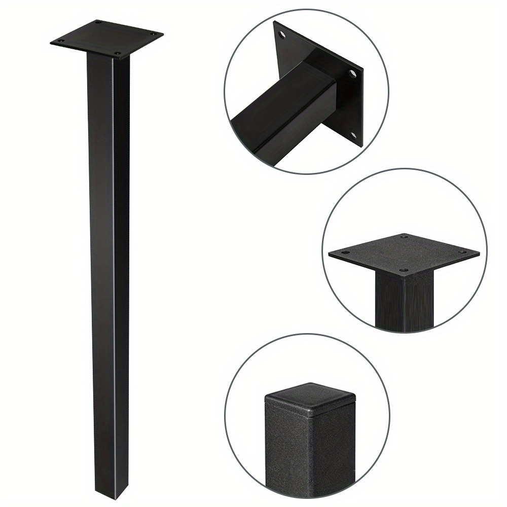 TEMU Industrial Table Legs, 4pcs Table Legs, Height 90cm, Suitable For Dining Tables, Desks, Coffee Tables