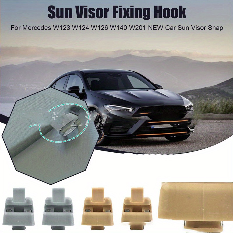 Black Sun Visor Clips for Mercedes W123 W124 W126 Nigeria | Ubuy