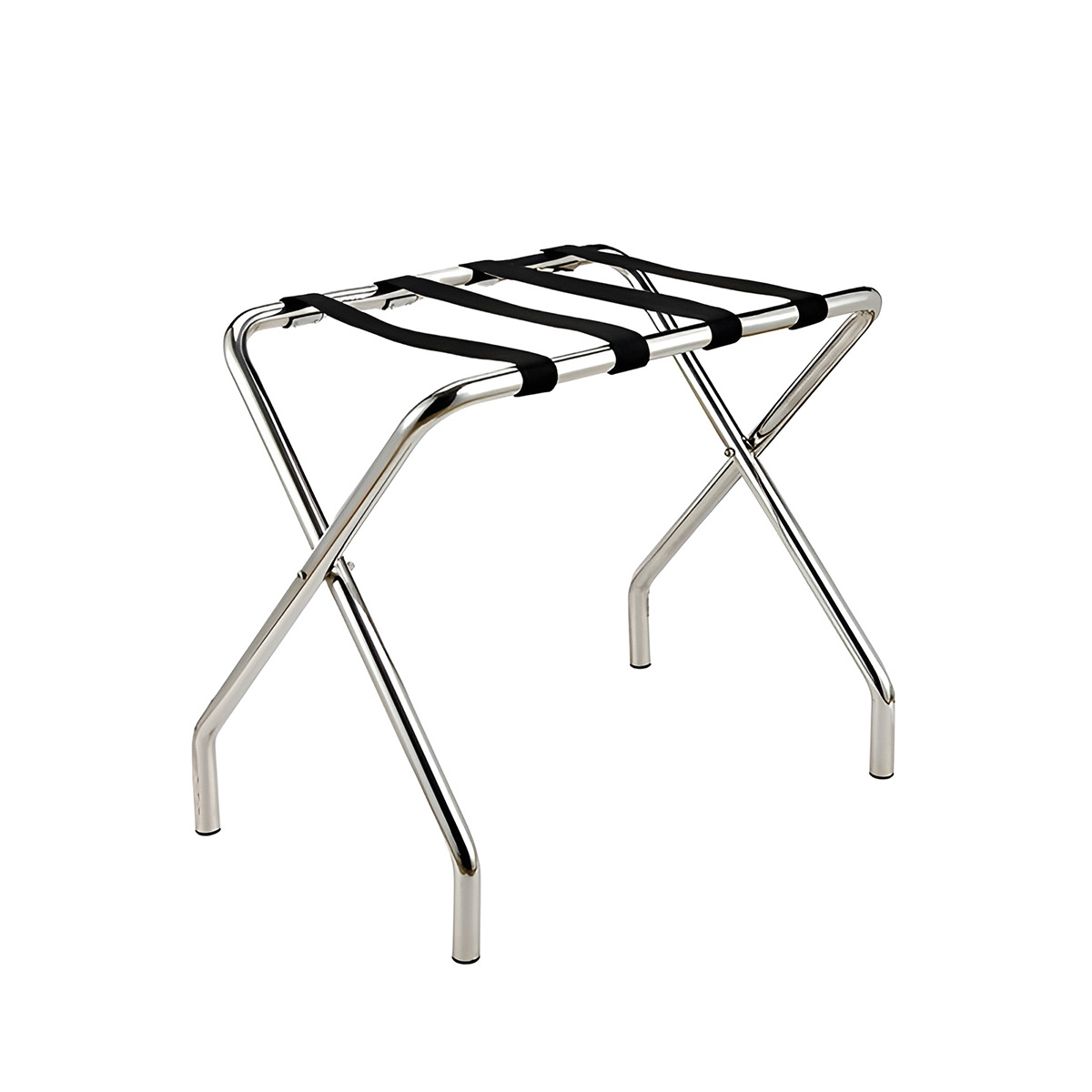 heavy duty stainless steel luggage stand with storage shelf foldable suitcase holder for   use fits all sizes