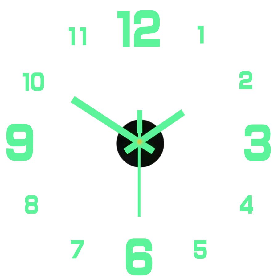 TEMU Modern Minimalist Wall Clock- Battery-free Operation, Installation For Easy Setup- Large Digital Display, Suitable For Living Room, Bedroom,