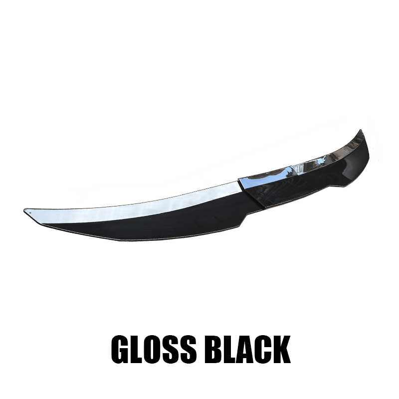For Additions E46 Coupe And Sedan 1999+ Car Rear Spoiler Lip Wing 3pcs Gloss Black Abs Ducktail Adhesive