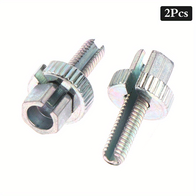 TEMU Pack Of *m8 Clutch Brake Cable Adjuster Regulating Screw For Motorcycle Bicycle Iron