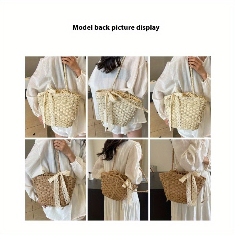 Treat Ürself Love summer basket bag Pinko Love Summer Basket women's bag in natural raffia with