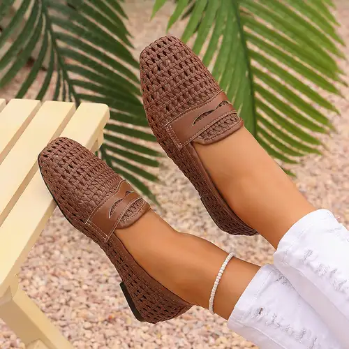 comfortable brown dress shoes women Ortho+rest Women Barefoot Dress Shoes Comfortable Walking Loafers-Satra Khaki / 10