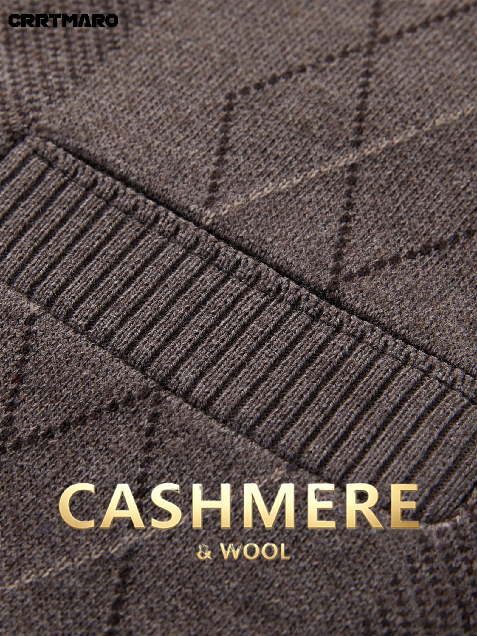 Cartmaro Autumn Winter Knit 3D Solid Color Lapel Sweater, Basic Knit Cardigan for Men, Fashionable Long-Sleeve Jacket GY