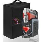 slushie machine cover dustproof waterproof moisture proof nylon fabric dustproof cover with transparent window for fs301c fs301 drink makers black kitchen appliance protection modern kitchen accessory sturdy construction small kitchen owners material party hosts
