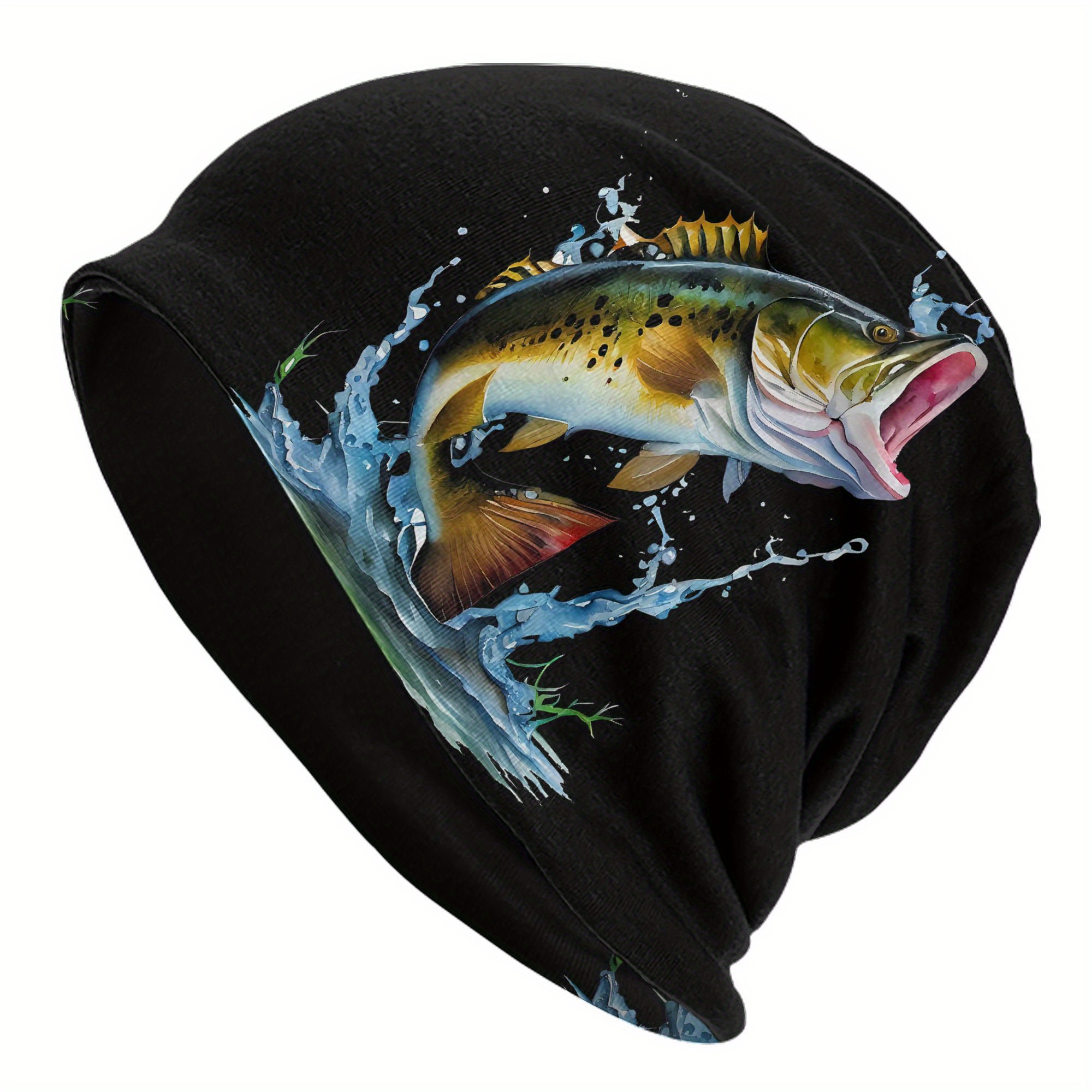 

1pc Jumping - Polyester Skull Cap Elastane, Novelty Hat