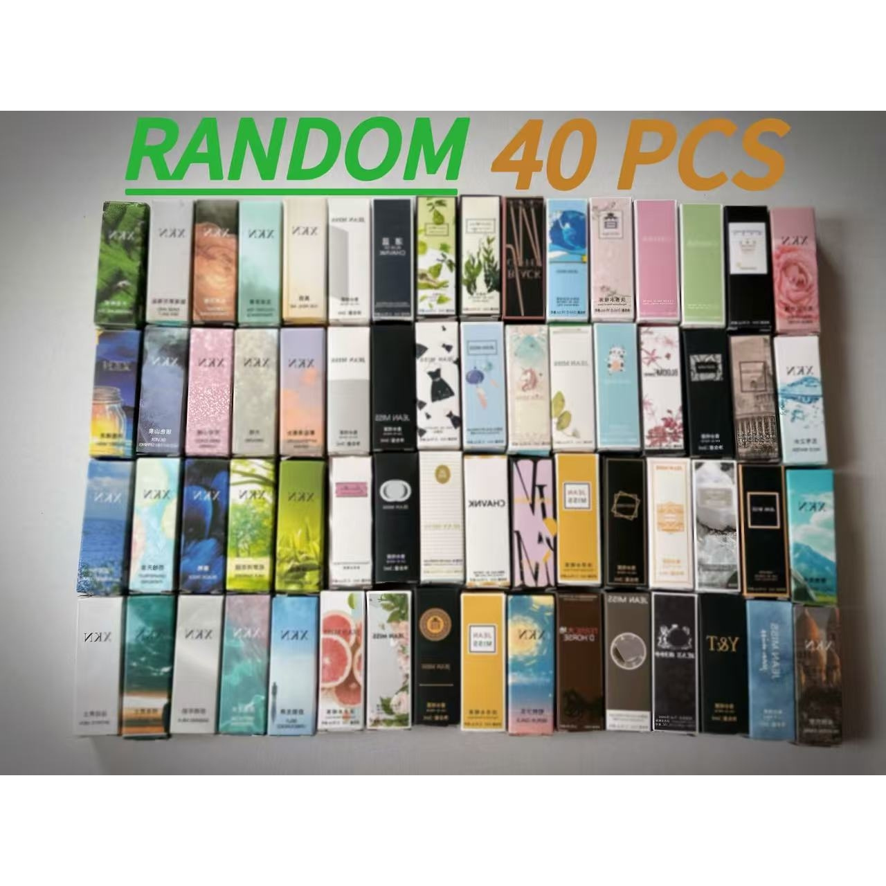 TEMU 40pcs Women's Random Fragrance Long Lasting Mini Perfume Spray 3-5% Eau De Toilette Body& Hair Mist Portable For Daily Wear Gift