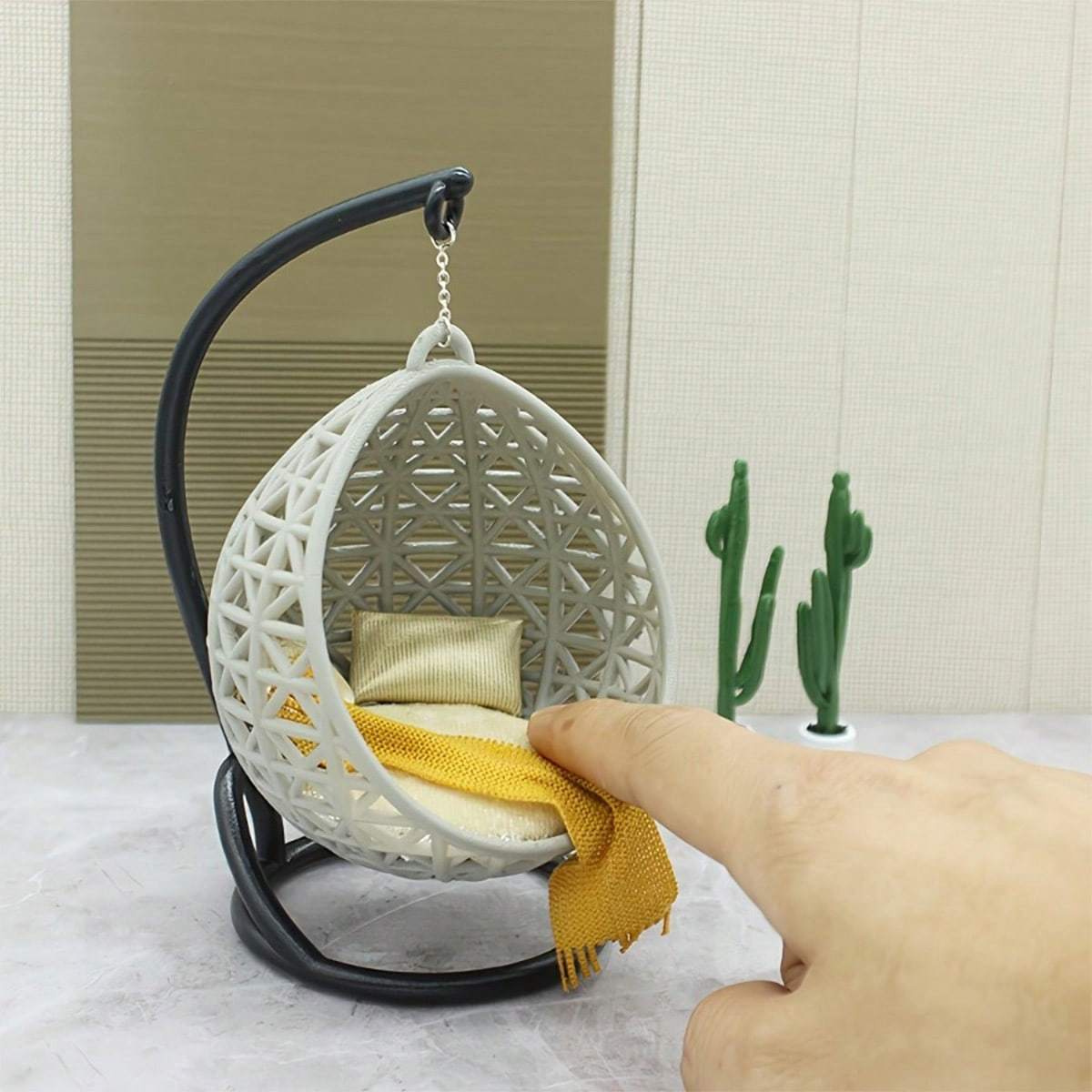 thumbnail interactive-video image 1 of Doll Amusement Park Slide Swing Accessories For Barbie Doll Girl Play House Acce 1 of 9
