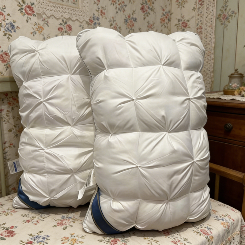 2 Pack 5-Star Hotel Luxury Pillows, Polyester Filling, Suitable for All Seasons. Ideal for RV, Home and Bedroom. Size: 48.26x73.66cm