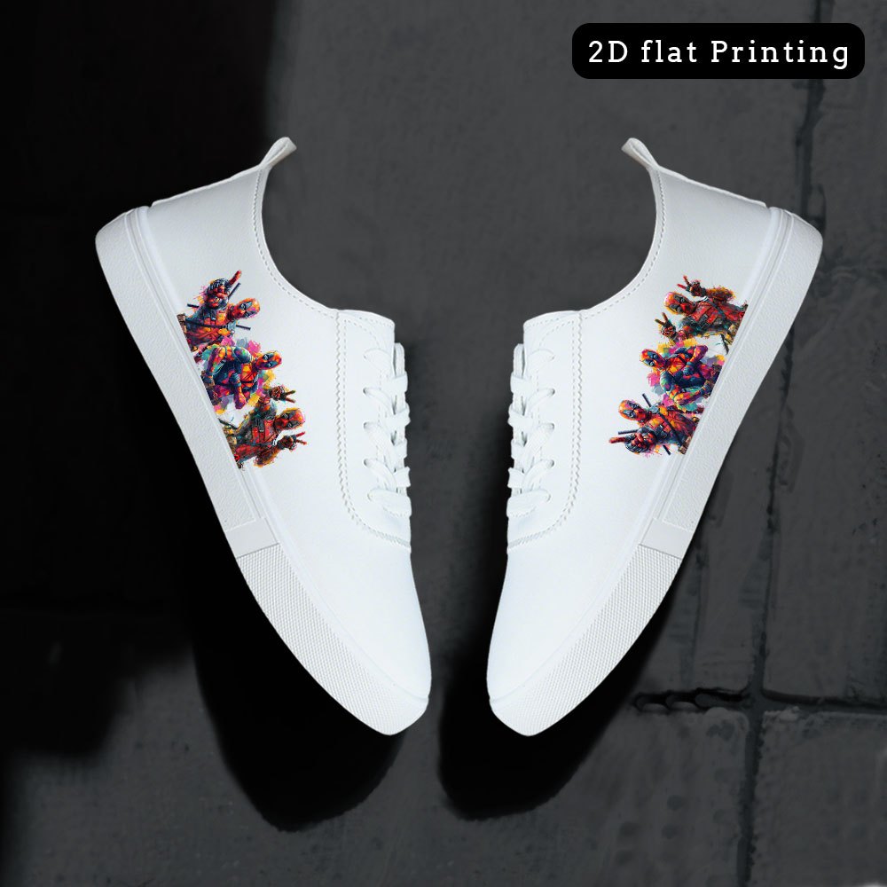 1 paar officieel gelicenseerde MARVEL Deadpool sneakers voor dames