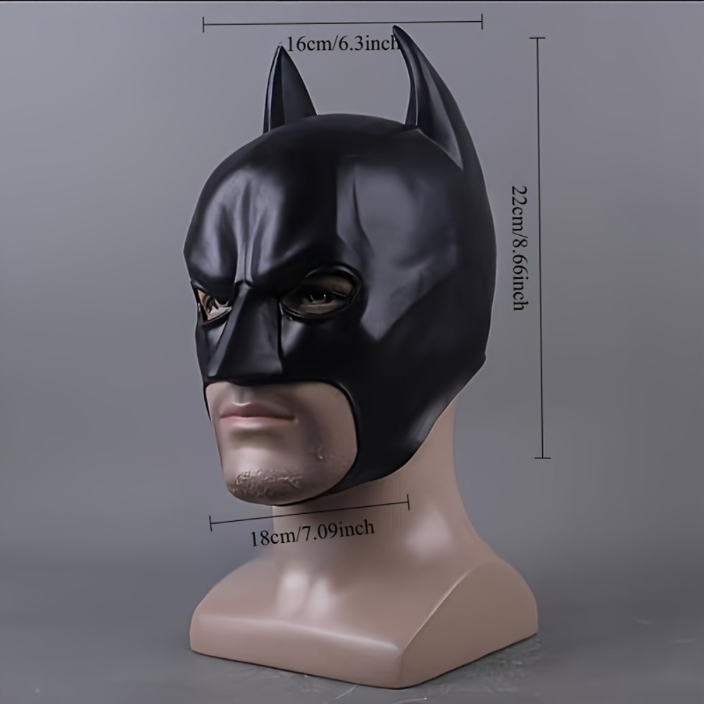 TEMU Accesorio de disfraz auténtico de la pieza de cabeza de del DC, para adultos - hombres y mujeres, ideal para , Halloween, fiestas escolares y