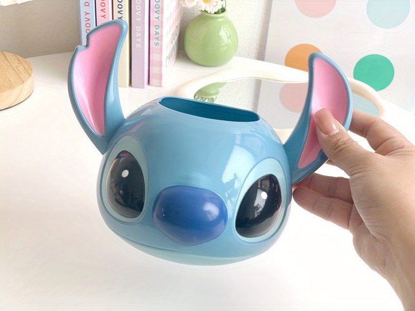   pencil holder   makeup brush holder flower pot decorative gift desktop head shaped storage container Product details 3