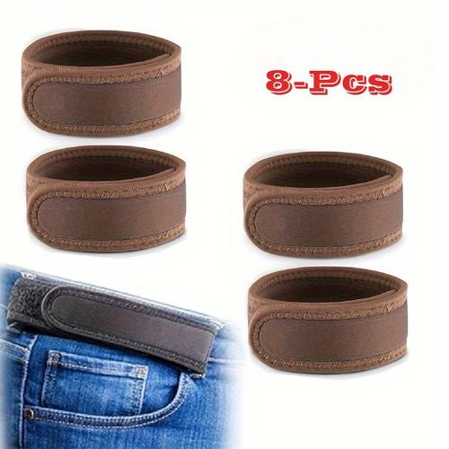 8 cinturones elásticos sin para - y ajustable, bandas invisibles, lavables a máquina y , material de nailon , talla regular - fáciles de usar, estilo casual, diseño sin sin complicaciones