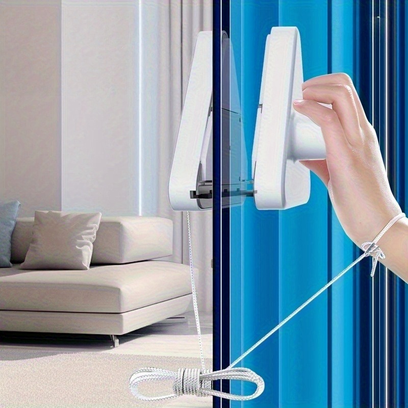 item picture 2026 new   model magnetic double sided window cleaner with safety rope fits 3 30mm glass   high   cleaning tool