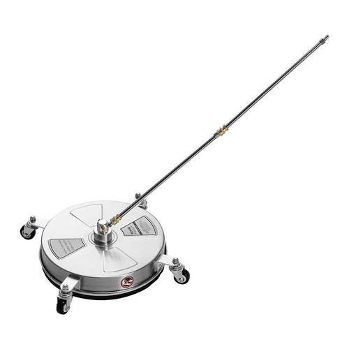 395 mm high pressure cleaner surface cleaner stainless steel high pressure cleaner attachments with 4 wheels 276 bar 6 quick connection nozzles 2 extended poles for concrete patio deck