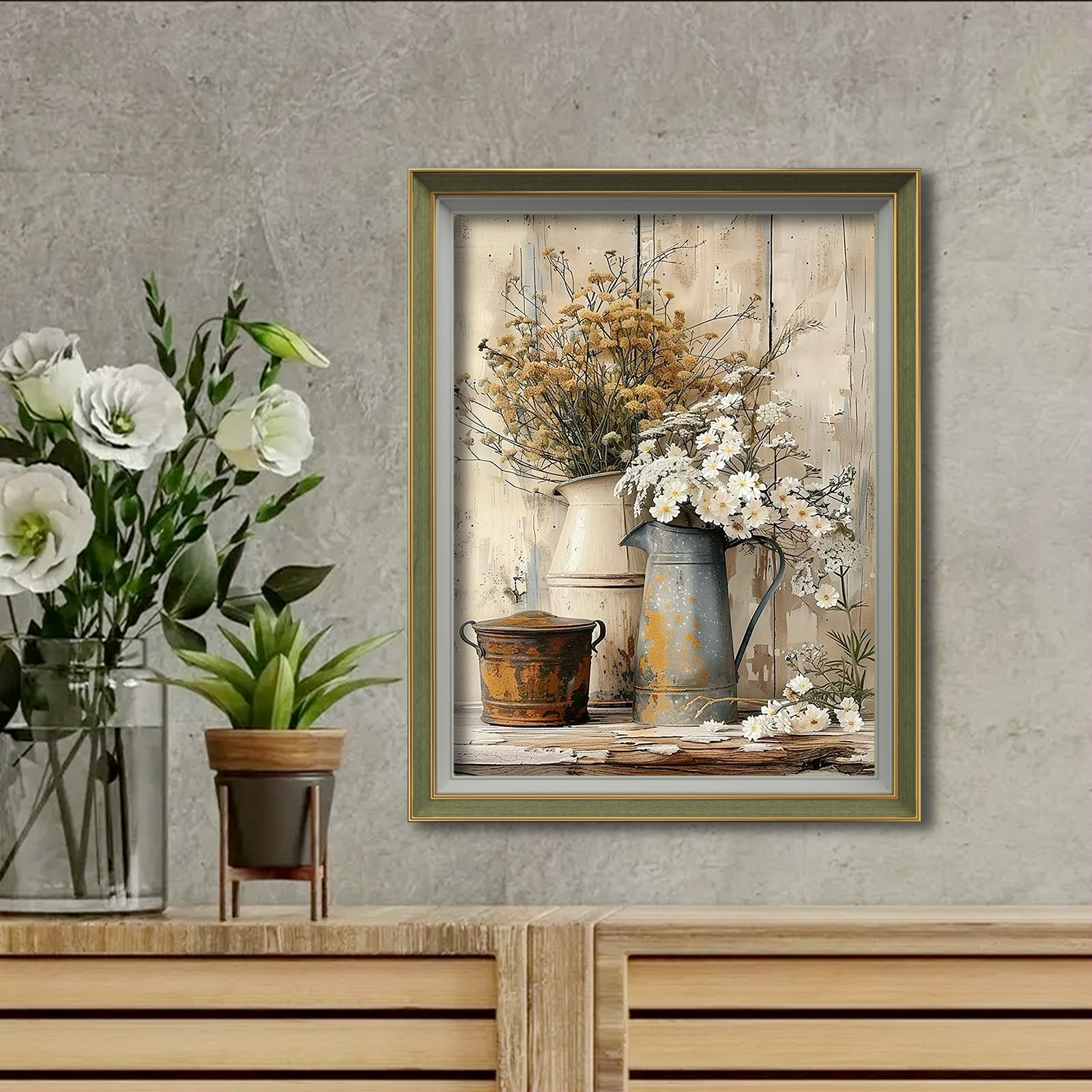 

& Canvas Art Print, Decor For , , , Bathroom - & , 16x12