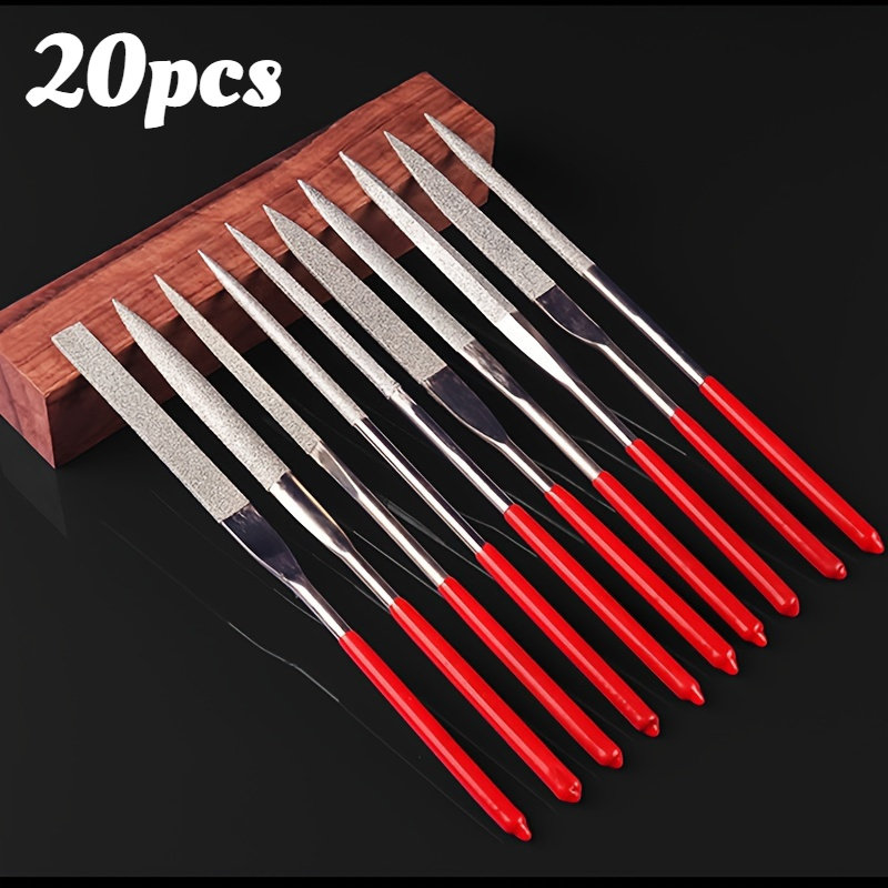 

20pcs Diamond File Set, Files For Crafts, Woodworking, Jewelry Polishing & , Manual , No Required