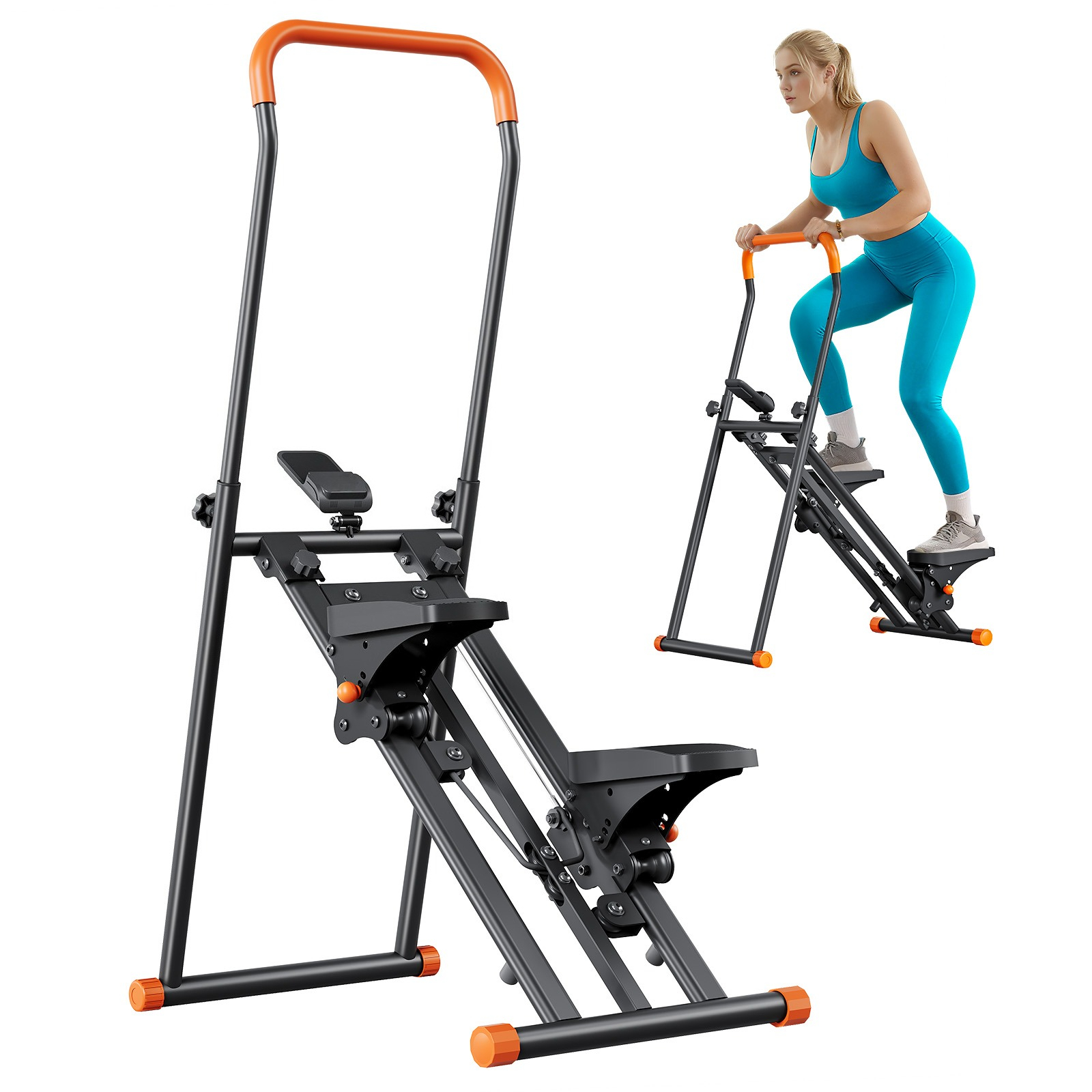 Image of Home Staircase Stepper Climbing Machine Home Indoor Climbing Staircase Machine Foldable Climbing Mountaineering Machine