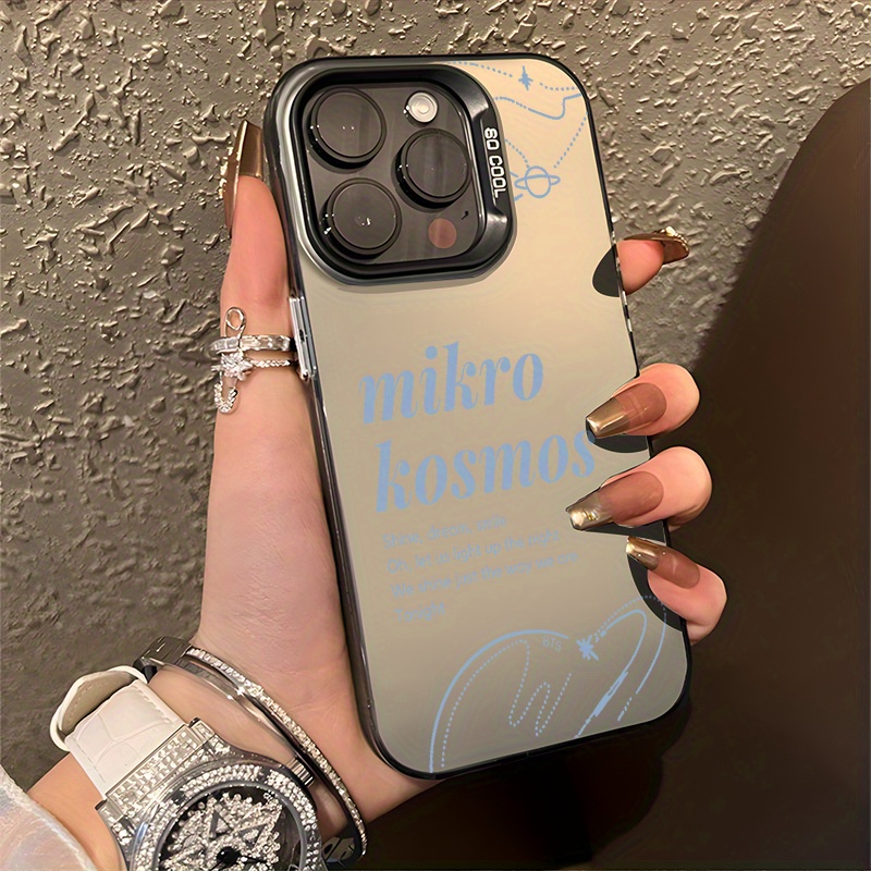 handyhülle für handykette Handyhülle mit Makramee Band Himmelblau / Natur - iPhone & Samsung