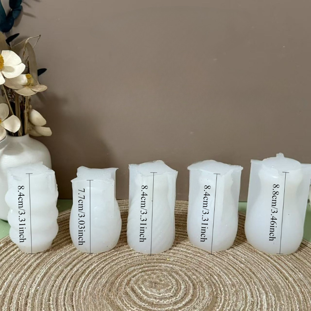 5pcs Mini Vase Drop Glue Mold Decorative Mold Handmade Decoration