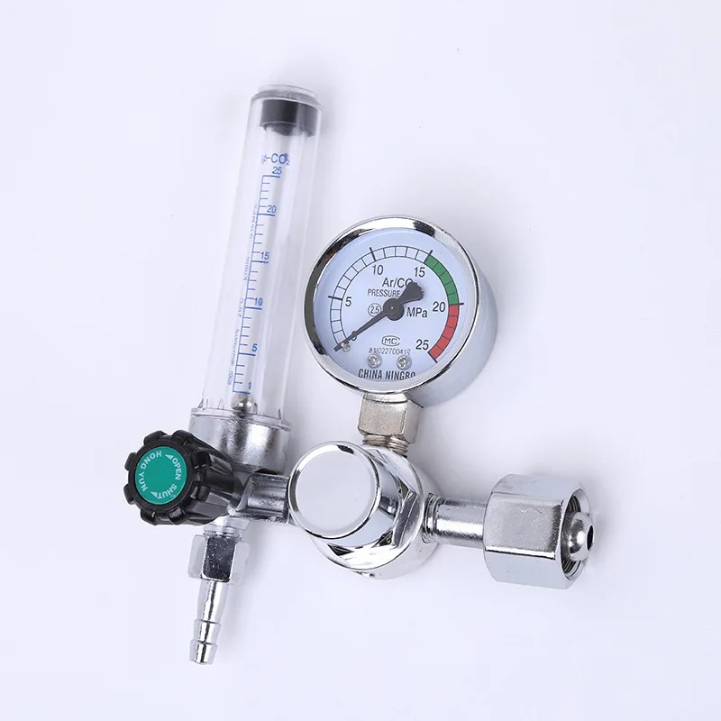 Image of Aluminum Alloy 0-25mpa Argon Regulator Co2 Regulator Air Pressure Reducer Gas Reducer G5/ 8