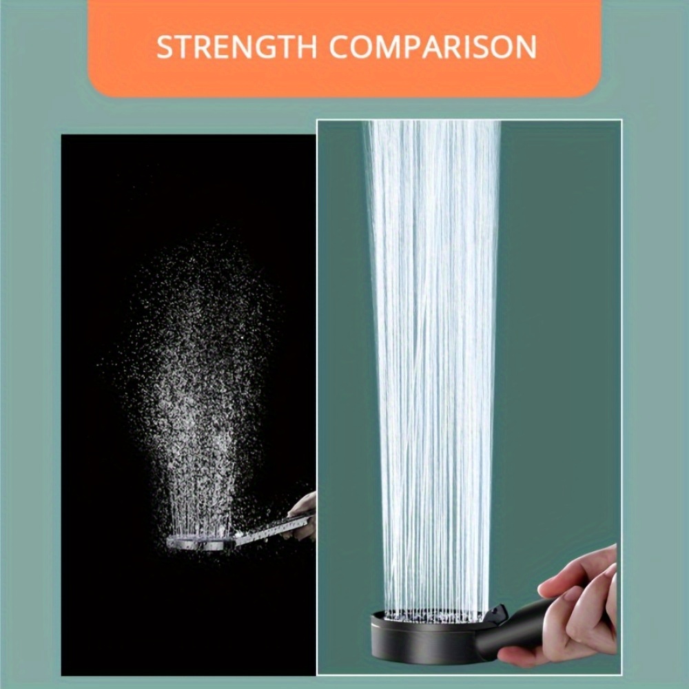 Five-Stage Multifunctional Shower Booster Head for High-Pressure Use