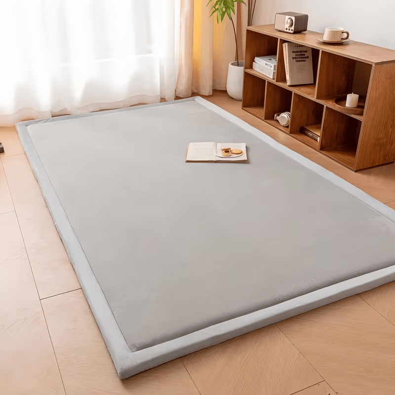 TEMU High- Quality Memory Foam Tatami Mat, Multi- Purpose Floor Mat/ Rug, Velvet Non- Slip Carpet, Rv Carpet, Picnic Rug, Bay Window Cushion, Play