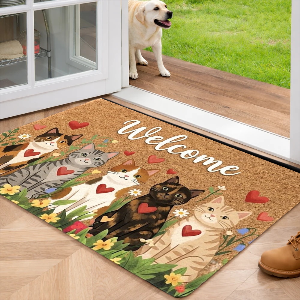 cat door mat sold on Temu United States