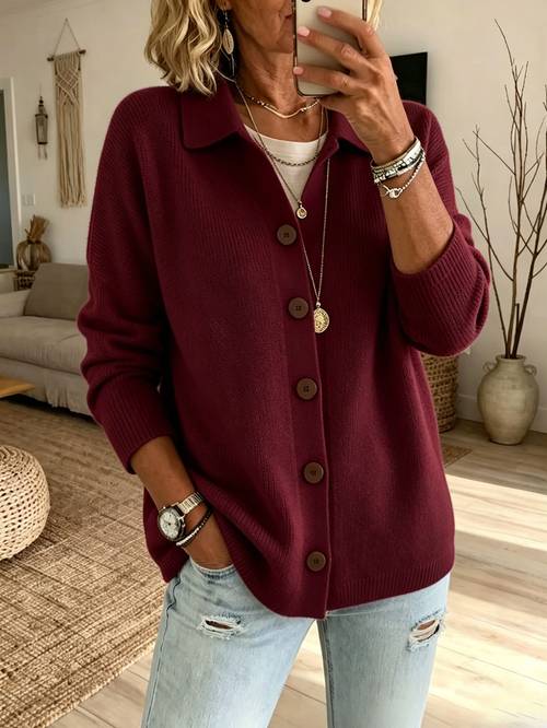 item picture plus size cardigan button womens sweater coat autumn winter color womens clothing