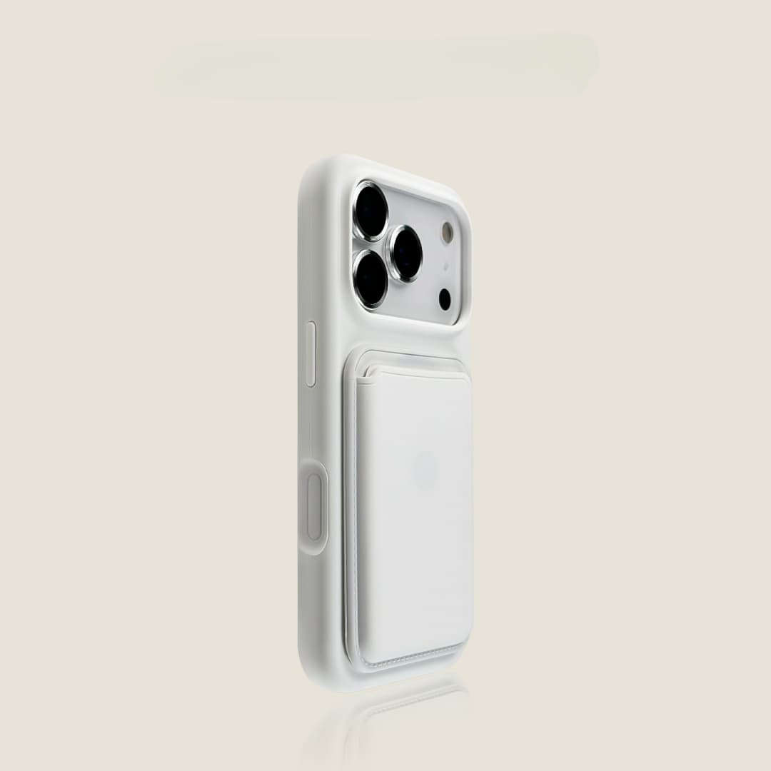 2pcs Set (1 Phone Case + 1 Card Holder) With Liquid, Magnetic Card Holder, And Wireless Charging. Simple And Stylish Phone Case Suitable For Iphone 17, 16, 15, 14, 13, Pro, And Protective Cases.