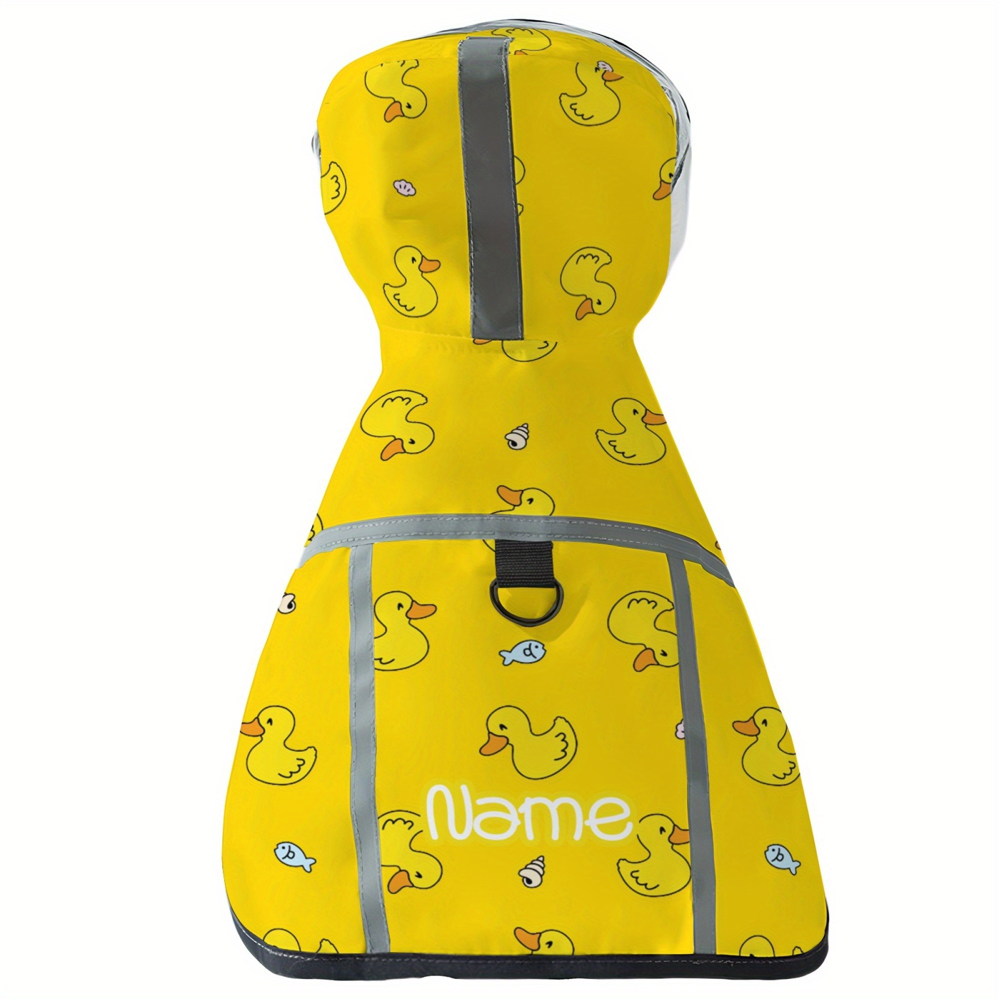 TEMU Impermeabile Personalizzato per Cani, Poncho per Animali Domestici con Attacco per Guinzaglio, Mantello con Cappuccio, Taglia Extra Large e per