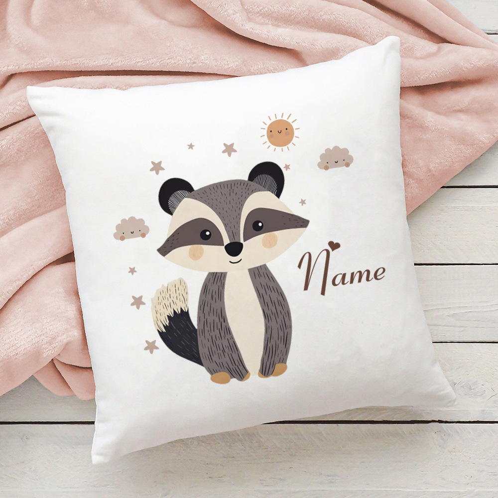 Personalized Wildlife Custom Name Printed Pillowcase