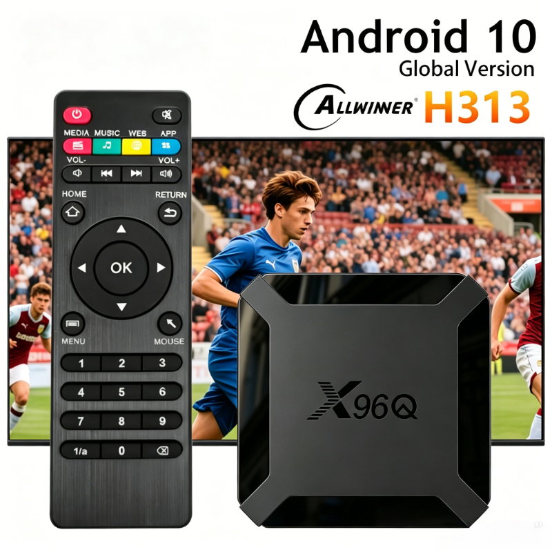 Home Theater Upgrade Tv Box, 4k Ultra Hd Hdr Clear Picture, H.265 Video Decoder, Media Player With Remote
