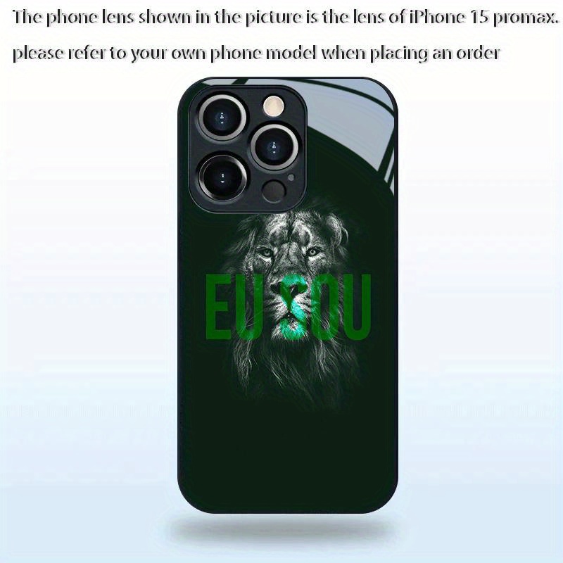TEMU Phone Case: Phone Case - Phone Case - Green Text For Iphone