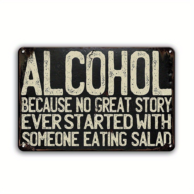 TEMU 2d Flat, 2d Flat Vintage Wooden Alcohol Sign, Vintage Cheers Plaque With Slogan, Vintage Wood Wall Decor, For Man Cave Accessories Art Beer