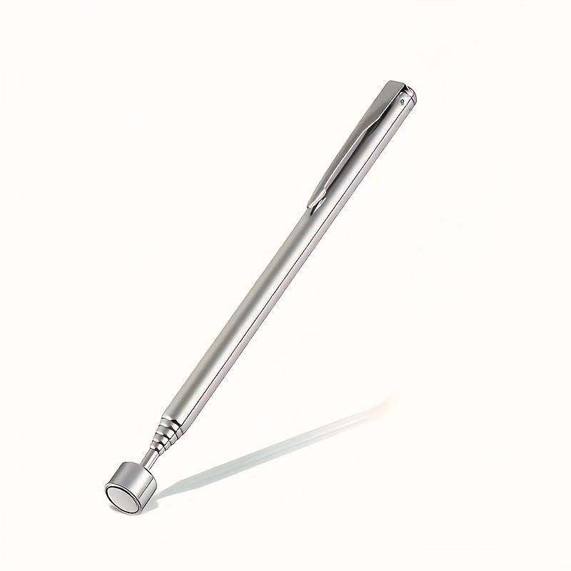 TEMU Outil de ramassage magnétique télescopique 3-en-1 en acier inoxydable - Tige d'aspiration manuelle en fer, 10 scénarios disponibles, adapté aux
