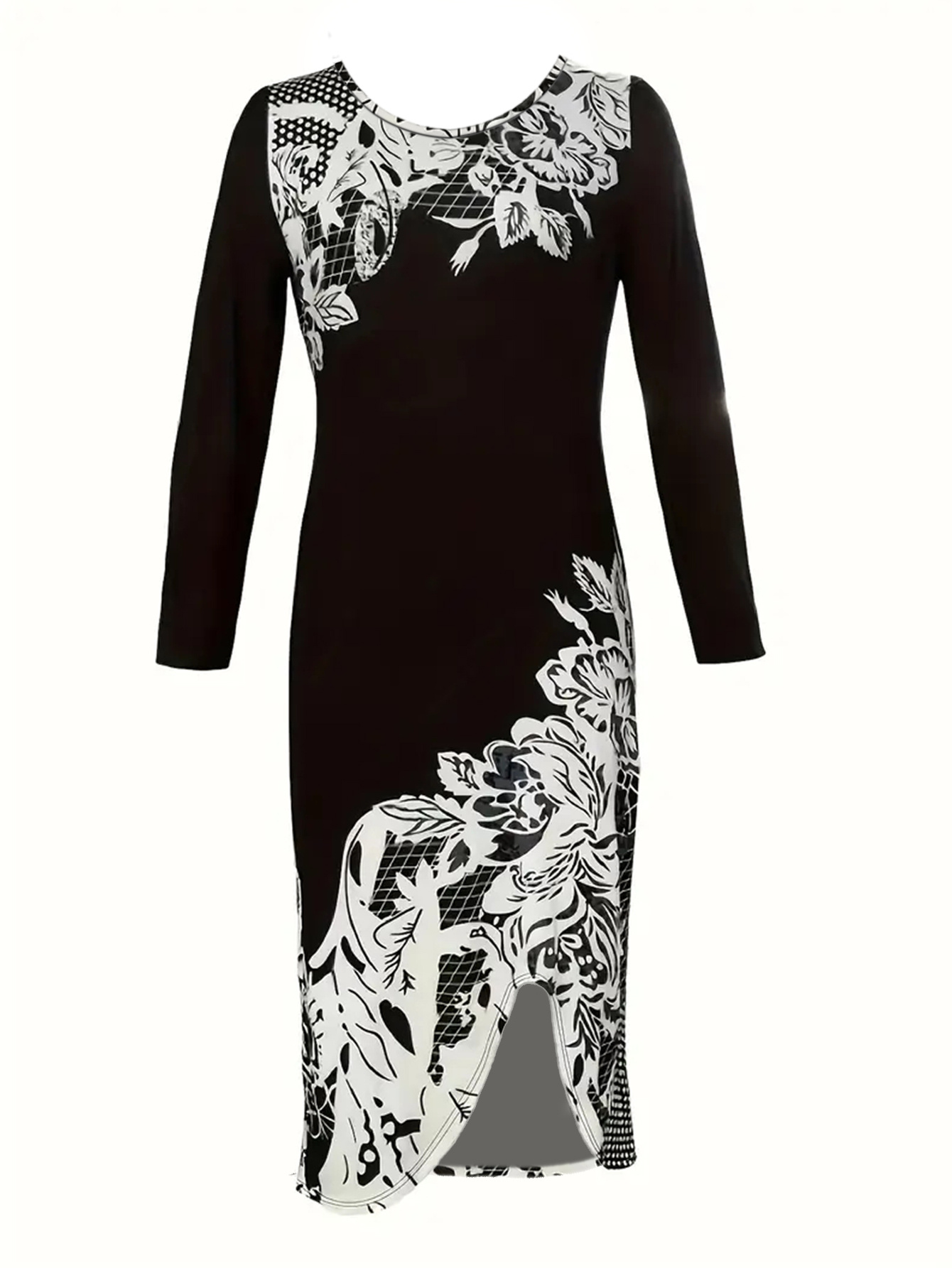 white black dress women sold on Temu United States