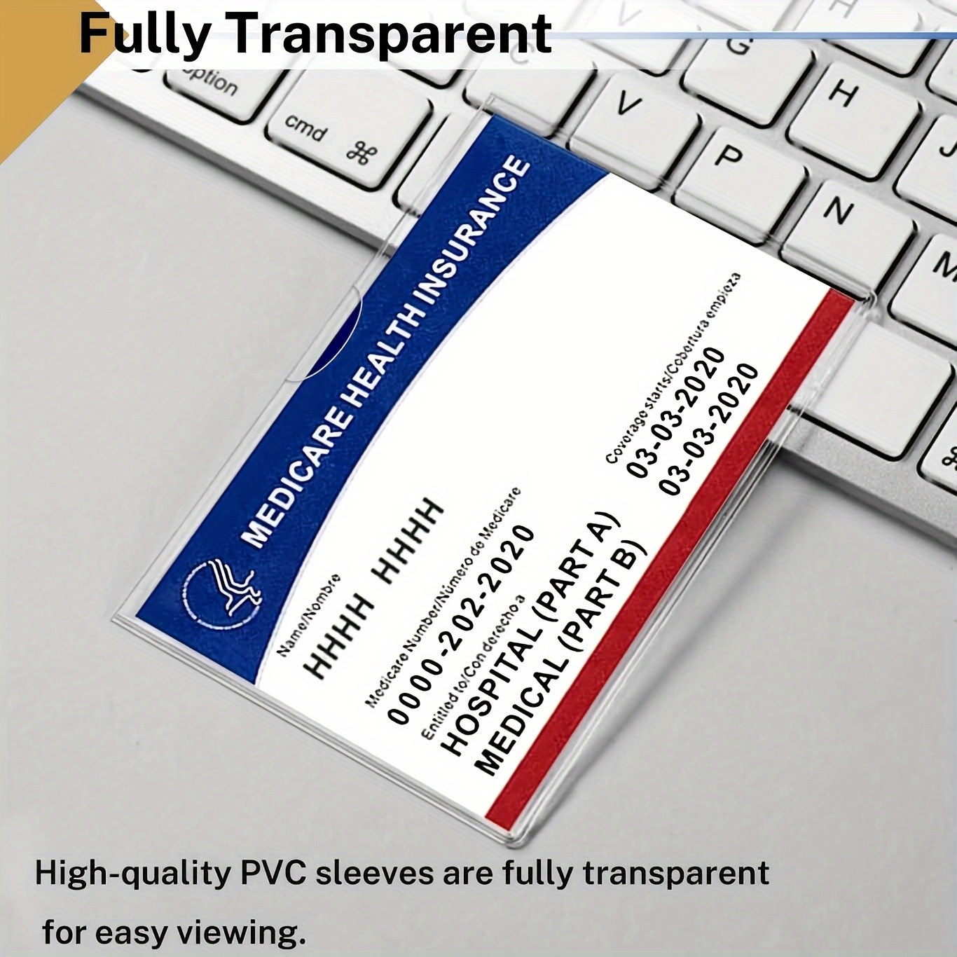 Durable PVC Card Protection Cover, High Quality Transparent Credit Card Clip, Soft And Flexible Design, 10 pcs, for Wallet Storage